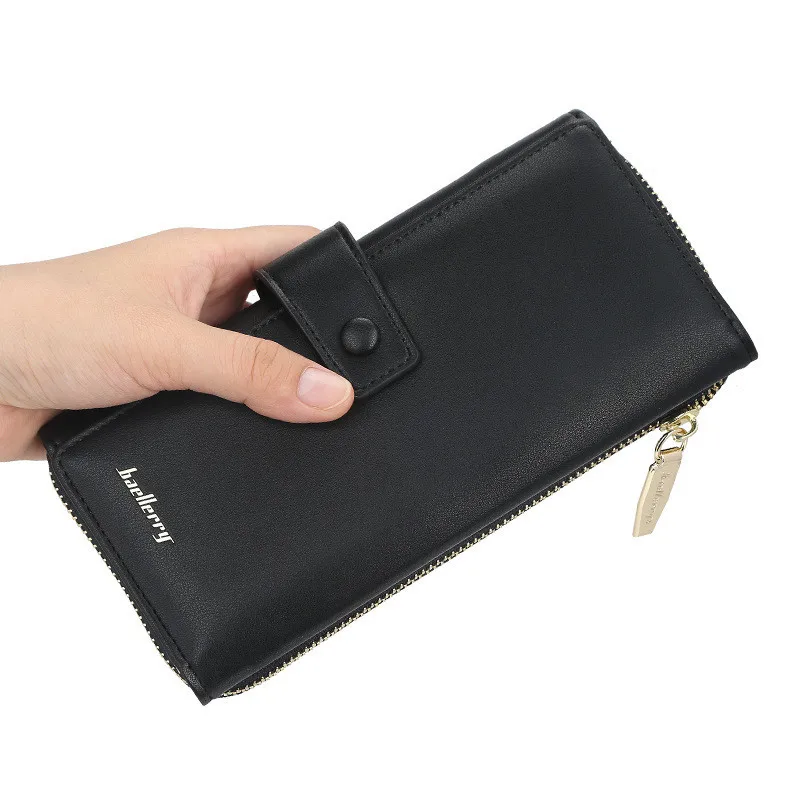 Модный женский кошелек с ручкой на запястье чехол для телефона длинный отделение