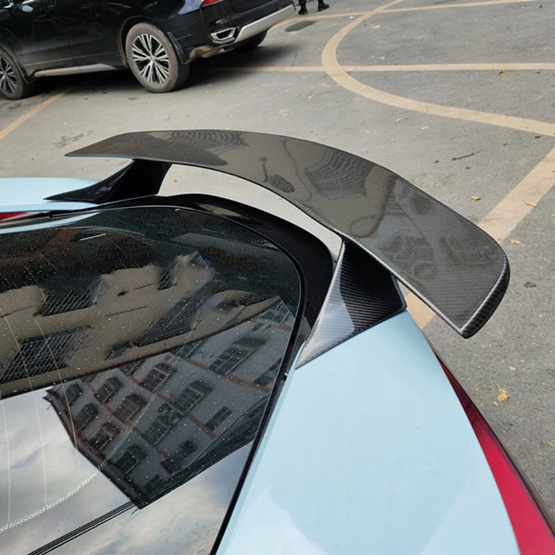 Для BMW i8 2014-2019 автомобильный Стайлинг задний спойлер черный цвет и углеродное