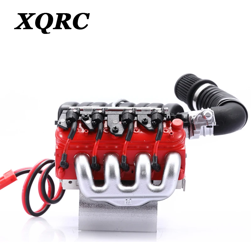 XQRC RC автомобиль LS7 V8 мотор с имитацией двигателя Охлаждающие вентиляторы