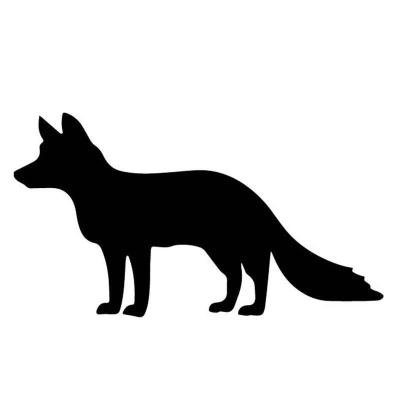 Силуэт лисы для вырезания шаблон картинки