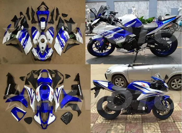 Мотоциклетный обтекатель abs комплект для S1000RR 2009- кузов из углеродного волокна узор для переноса воды печать ACEKITS Магазин № 0110