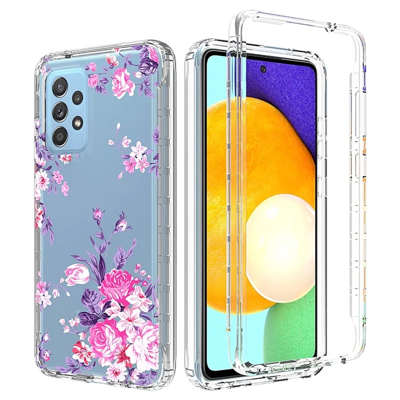 Силиконовый прозрачный чехол для телефона Samsung A32 A42 A52 A72 A21 A01 A11 A20 A30 A50 A10E A12 A02S S20 S21