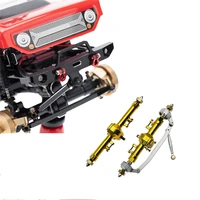aluminum alloy golden front rear axles assembly drive shaft with back cover for spgcm 124 axial scx24 90081 rc car accessories