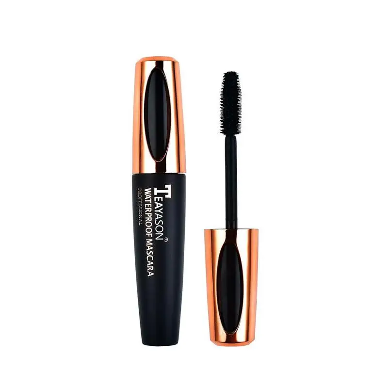 As shown Silk Fiber Eyelash Mascara Extension Makeup Black Waterproof Lengthening mascara Volume Express false eyelashes cosmetic - Цвет: As shown