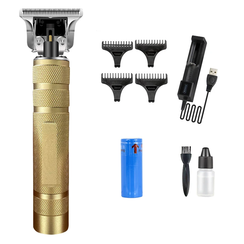 

Portable Electric Pro Cordless Trimmer Wireless Hair Clipper Set USB Charging KG66