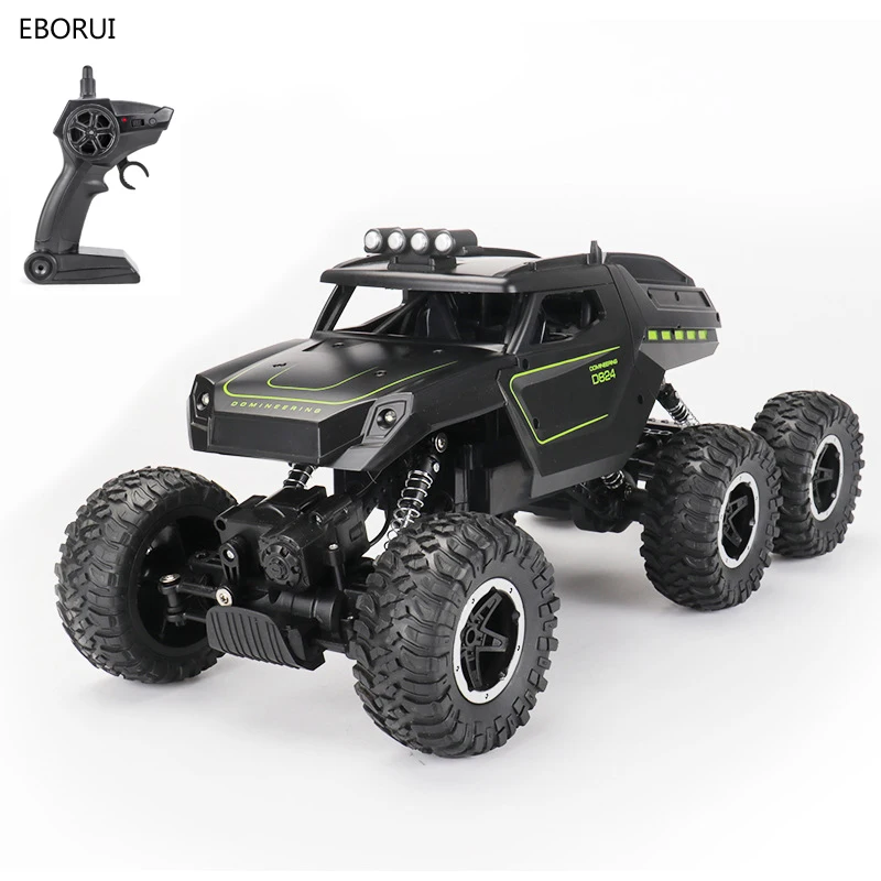 EBORUI D821 D823 D824 Радиоуправляемый автомобиль 2,4 ГГц 6WD 1:14 Радиоуправляемый грузовик монстр вездеход управляемая преодолевающая препятствия машина Багги гусеничный игрушечный подарок