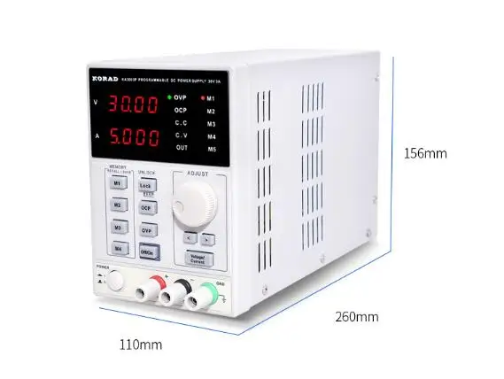 KA3005P -30 в 5A DC Линейный источник питания программируемый точный регулируемый