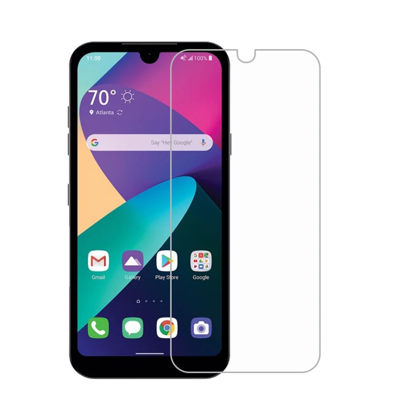 2 шт. закаленное стекло для LG Phoenix 5 Защита экрана 9D Защитная стеклянная пленка