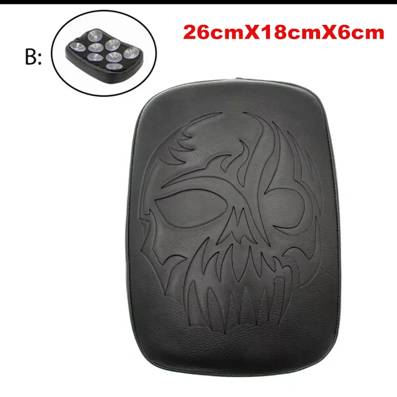 Высококачественная Черная Кожаная подушка на сиденье для мотоцикла Весенняя Harley