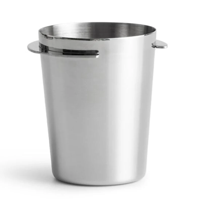 

Stainless Steel Dosing Cup Coffee Sniffing Mug Powder Feeder for 58mm Espresso Machine Portafilter Coffee Tamper