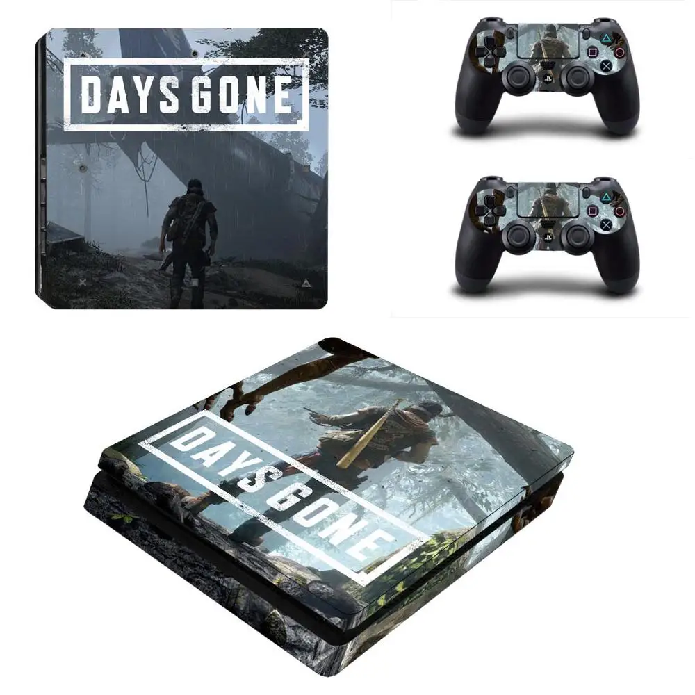 Days Gone PS4 тонкие наклейки PS 4 Play станция виниловые Pegatinas для playstation тонкая консоль и