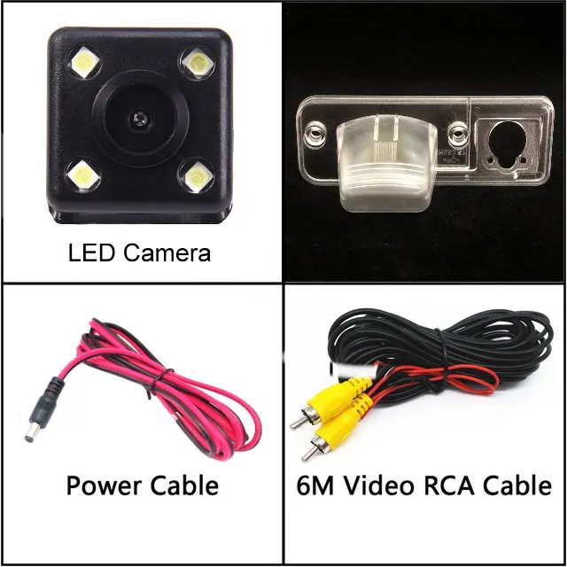 4 LED Для Volkswagen VW T4 Multivan Transporter Caravelle бизнес HD CCD автомобильная парковочная камера заднего вида ночное видение - Название цвета: 4 LED