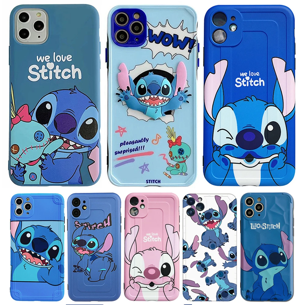 Чехол Disney для IPhone 11 мягкий чехол из ТПУ с 3D рисунком Лило и Ститч игрушки девочек