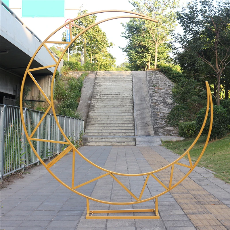 Луна Свадьба Арка вечерние НКА фон стенд металл железный архид Декор Цветы