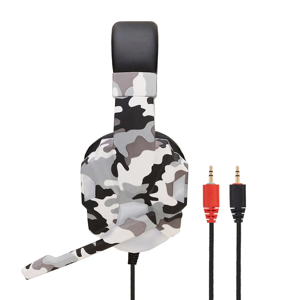 Проводная игровая гарнитура 3 5 мм Накладные наушники стерео игровые с микрофоном