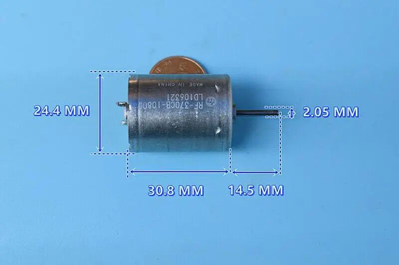 Япония MABUCHI RF-370CB-10800 драгоценный фотоэлемент DC 24 в 5000 об/мин Knurling вал для