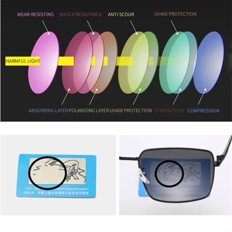 

KAIXING Brand Polarized Sunglasses 2020 Mens Sunglasses UV400 Vintage Metal Driving Glasses For Car Gafas De Sol Para Hombre