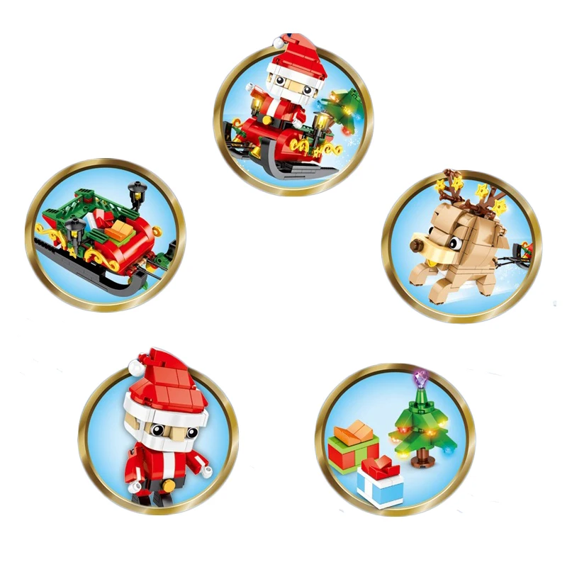 Креативные развивающие строительные блоки игрушки для детей 6 лет подарок