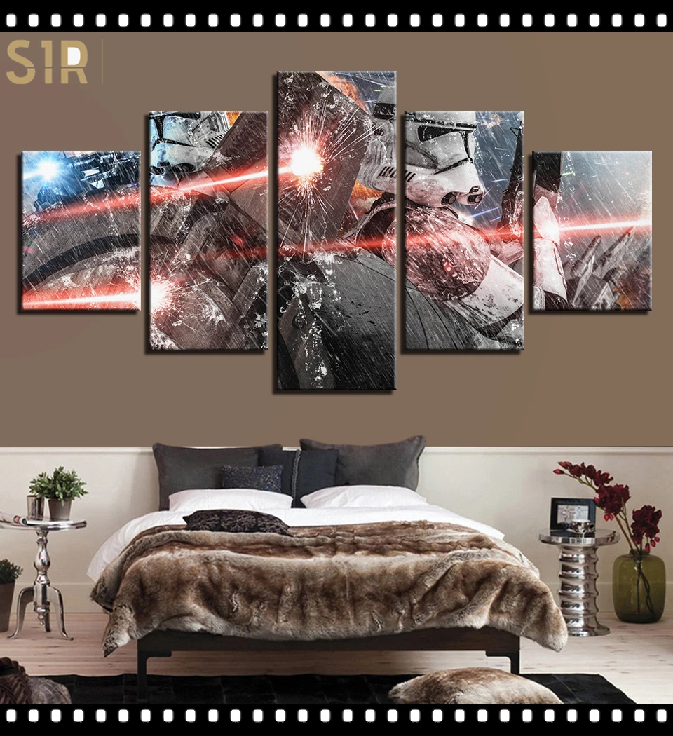 Украшения из фильма &quotЗвездные войны&quot 5 частей Постер HD украшение для гостиной