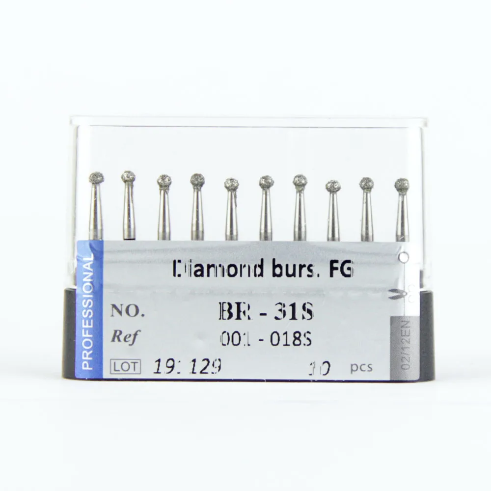 Высокоскоростной стоматологический алмазный Бур FG диаметром 1 6 мм 20 шт. сверл