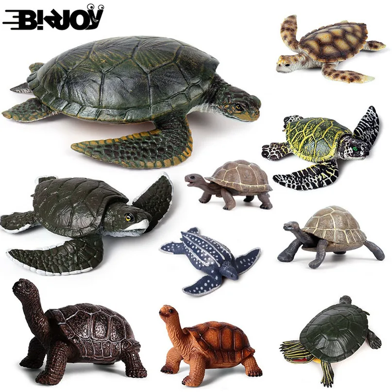 Яркая модель черепахи моделирование морским обитателям фигурку развивающие