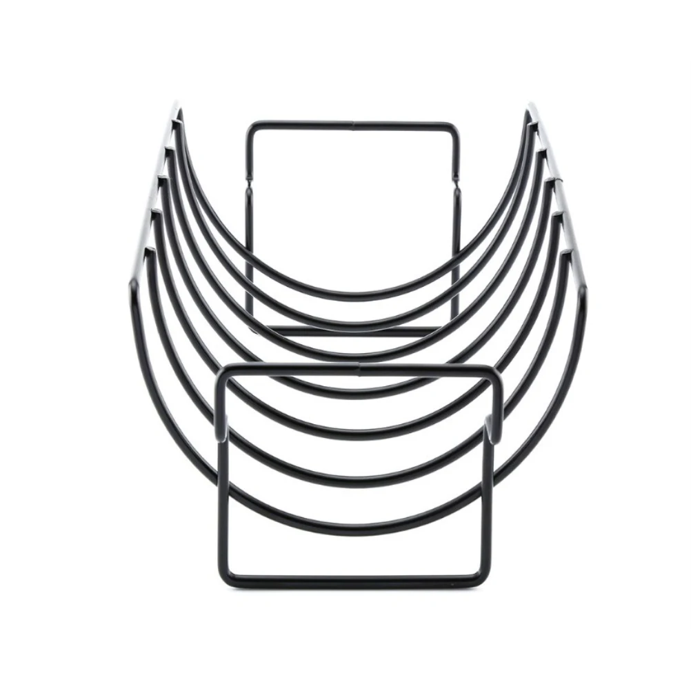 Металлическая антипригарная подставка для гриля кухонный держатель стейка