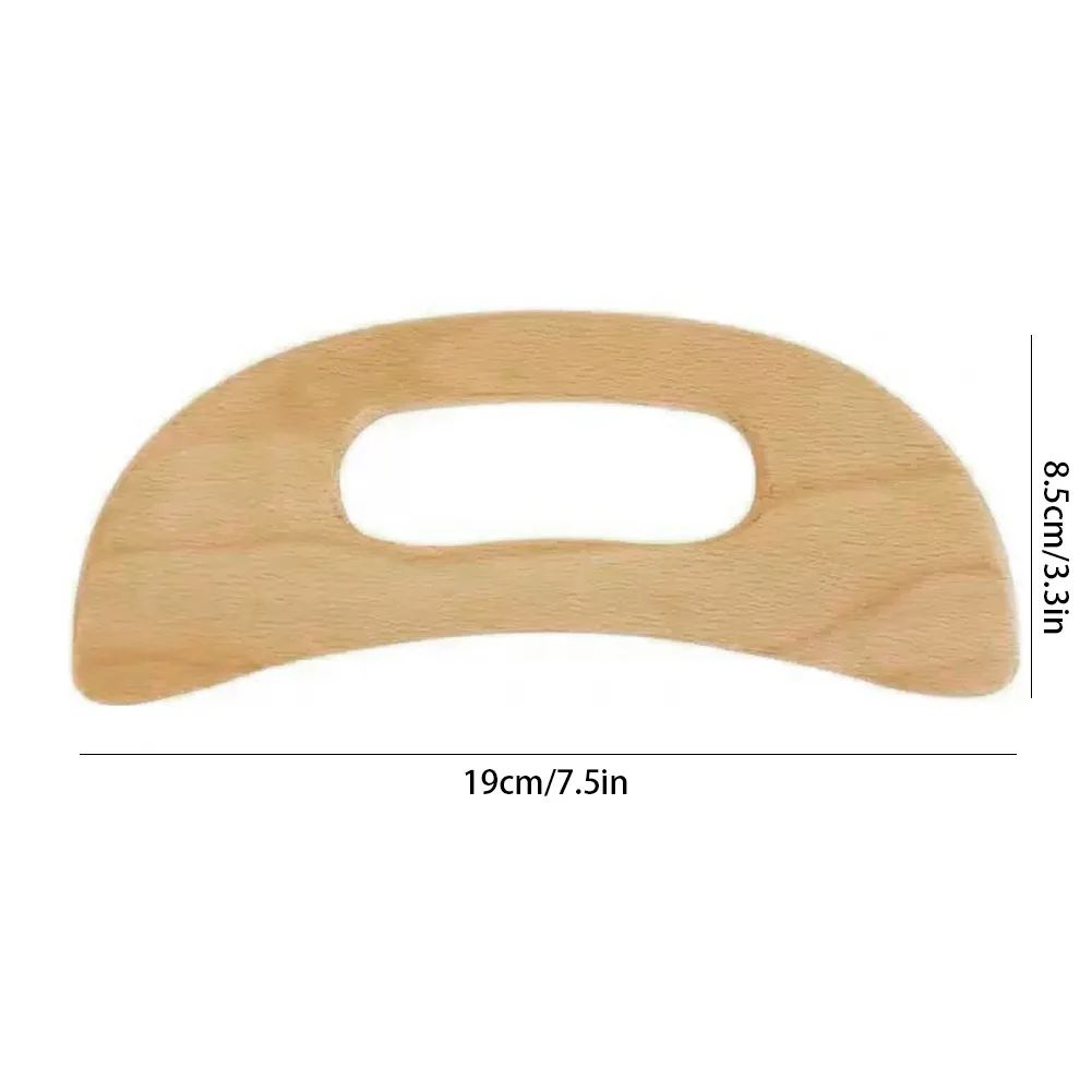 

Body Massage Tool Gua Sha Board Scraping Board Slimming Massage Board Gua Sha Wood Therapeutic Tool for Muscle Relaxation