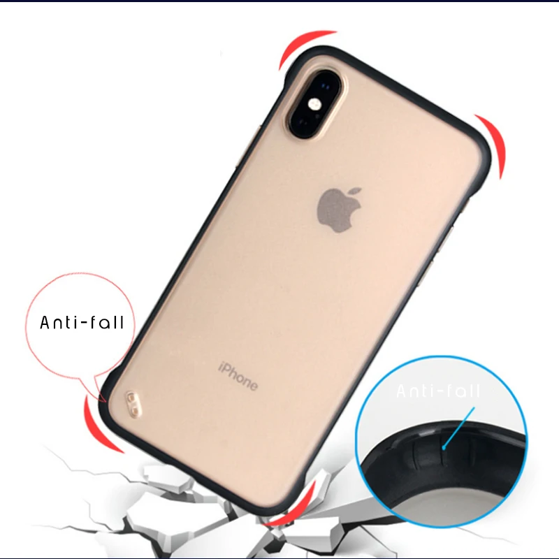 Прозрачный чехол для телефона iphone 7 8 6 plus Coque X XR XS Max Apple s 6s Plus |