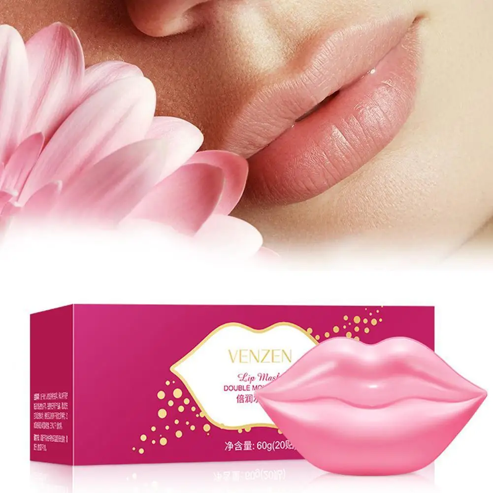 

20pcs Crystal Collagen Lips Mask Pads Moisture Essence Anti Ageing Wrinkle Patch Pad Gel Full Lips Enhancer Gentle Lips Stickers