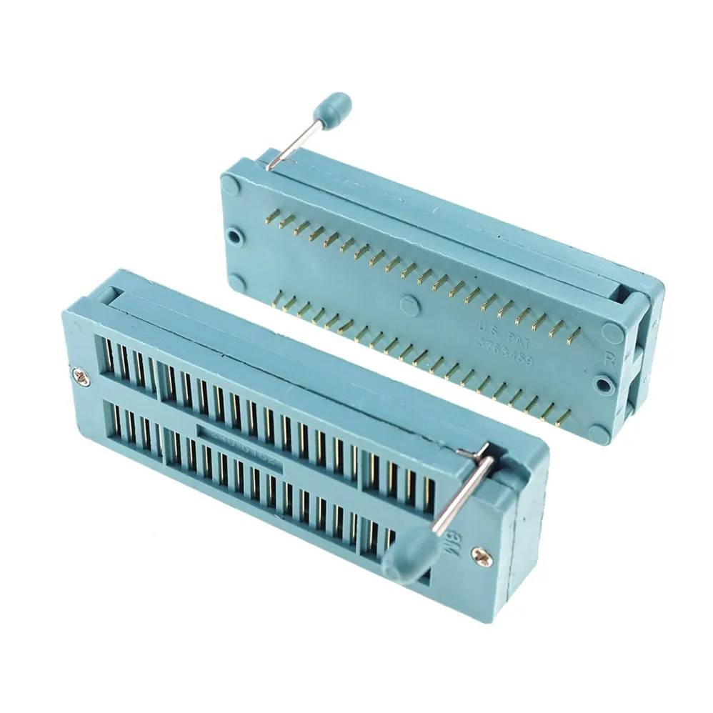 1 шт. тестовая застежка-молния IC DIP ZIF 40-контактный шаг 2 54 мм универсальный