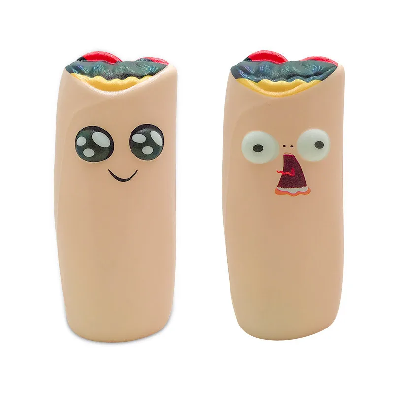 2 шт. сжимаемая кукла Burrito медленно восстанавливающая форму игрушка для снятия