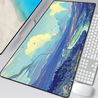 Landscape Mouse Pad Gamer Anti-slip Rubber Gaming Mousepad Keyboard Laptop Computer Mice Mat Oversized Office Pad Mouse Mats