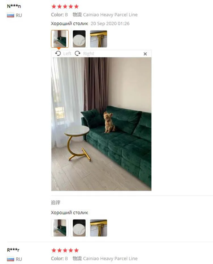 

Luxury Marble Sofa Side Table Corner Table Living Room Sofa End Bedside Table Small Round Coffee Table