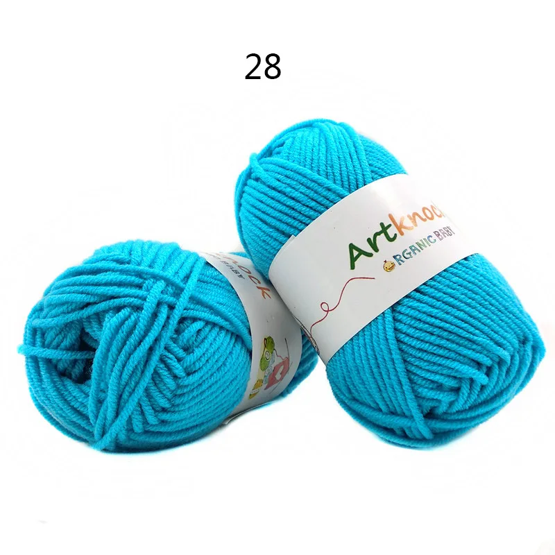 A28 60PCS 60 шт. пряжа для ручного вязания, хлопок, Органическая пряжа для вязания, свитер, носки, дешево - Цвет: A28 60PCS