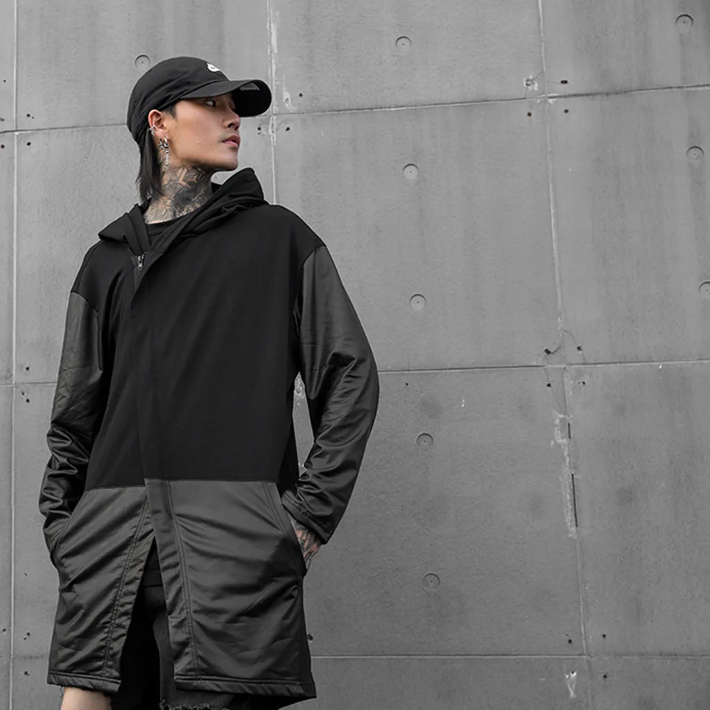 Мужская Спортивная повседневная одежда на молнии модная мужская толстовка в