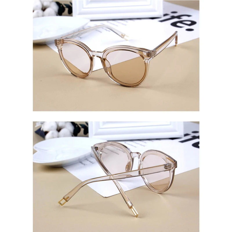 Очки солнцезащитные Seemfly Детские гибкие кошачий глаз для девочек с защитой UV400