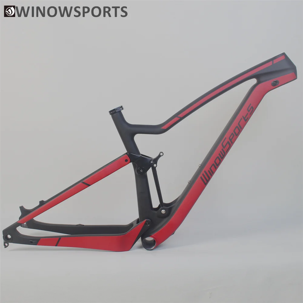 УГЛЕРОДНЫЙ горный велосипед XC 29er с полной подвеской Frameset 29 boost 148*12 мм MTB