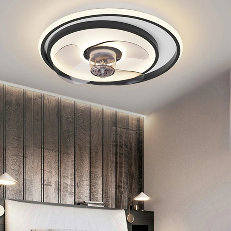 

45cm 45w led ceiling fan lamp timing remote control dimmable ventilator Fans for home silent Bedroom 220v 3 blade