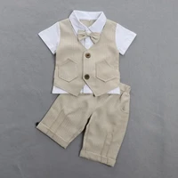 baby boy blazers clothes infant gentleman outfit top with shorts for wedding birthday baptism summer clothing toddler boys suit