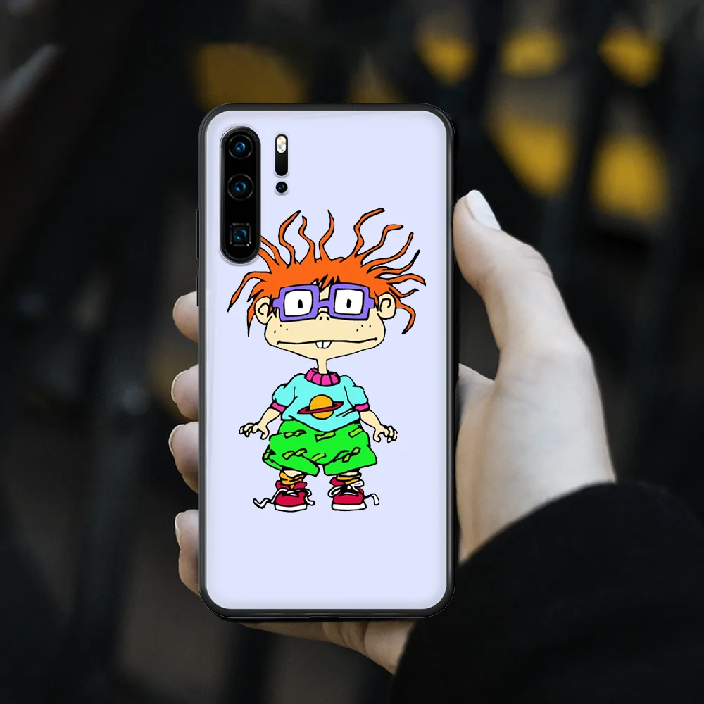 

Cartoon Rugrat Phone Case cover For huawei p 8 9 10 20 30 40 P pro Smart 2019 Z lite mini black Cell Tpu Etui Fashion Prime