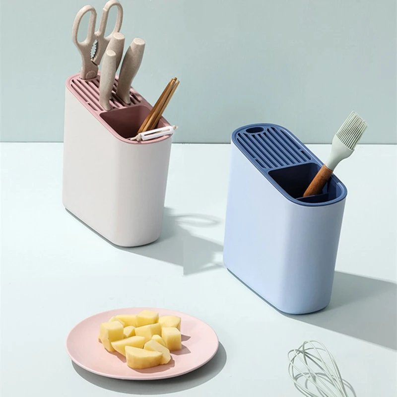 

Multifunction Utensil Holder Knife Chopsticks Storage Shelf Cutlery Drying Rack Organizer Tableware Drainer Kitchen Storage Box