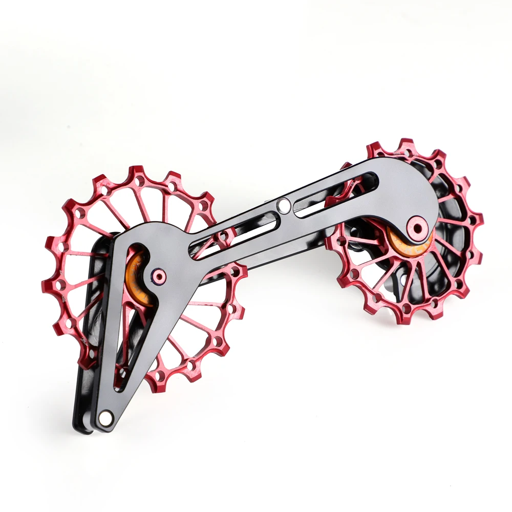 KCNC дорожный велосипед Большой шкив клетка OSPW для SRAM RED FORCE RIVAL APEX 10S 11S красный цвет