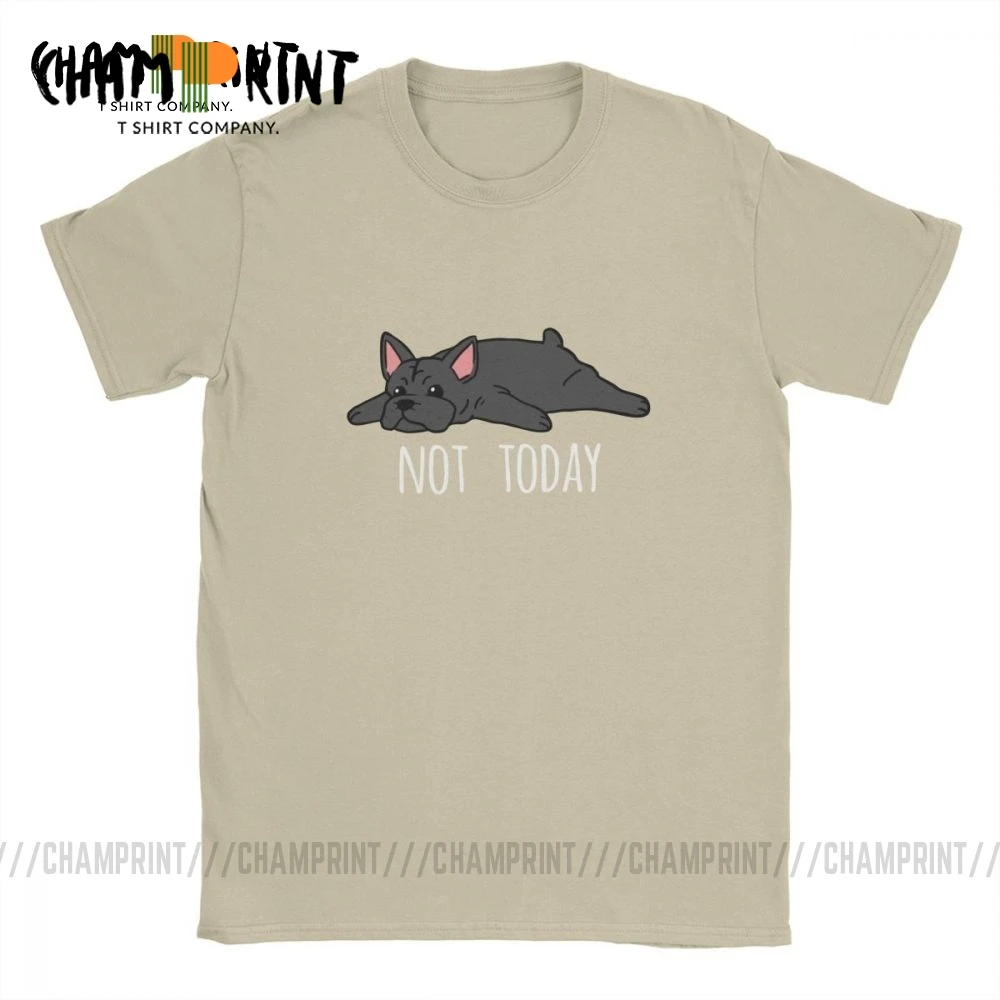 Мужские Забавные футболки с изображением французского бульдога и собаки Not Today