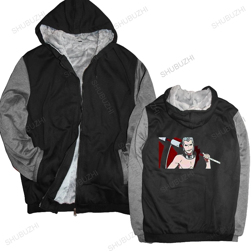 

Уличная Толстовка Harajuku Akatsuki Hidan с аниме принтом, пуловер с капюшоном, зимний классный топ, Мужская Толстая Толстовка