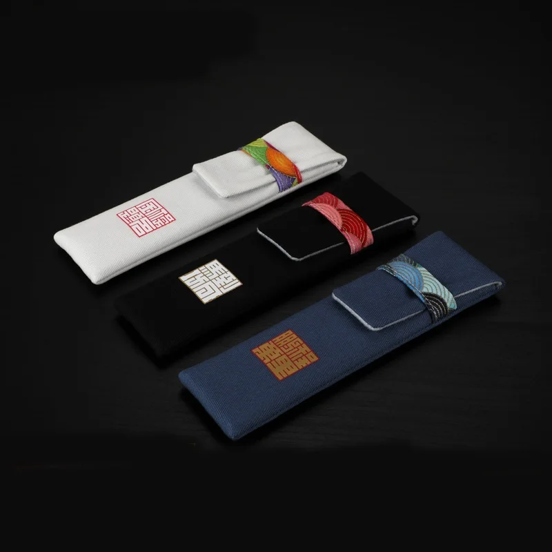 1 шт. ручная работа китайский стиль сумка карандаш чехол для канцелярских