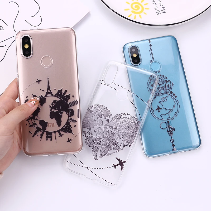 

Global Travel Plane Love Funny Transparent Case For Huawei Honor 8 9 10 Lite Hard Funda Cover For Honor 9i 7X 8X Max