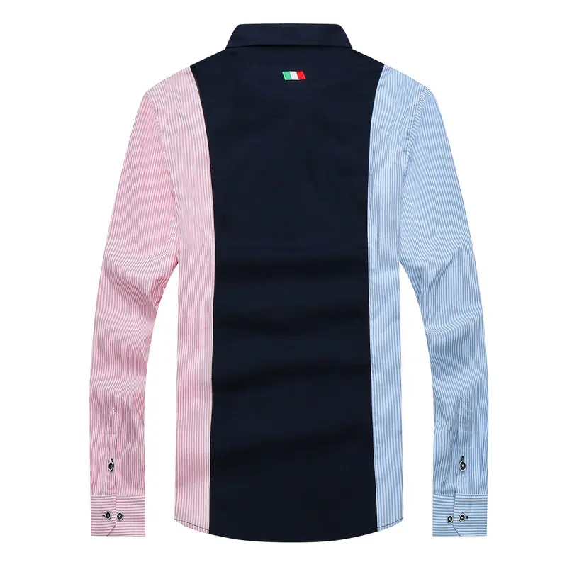 Для мужчин рубашка с длинным рукавом брендовый дизайнерский хлопковый Harmont Blaine