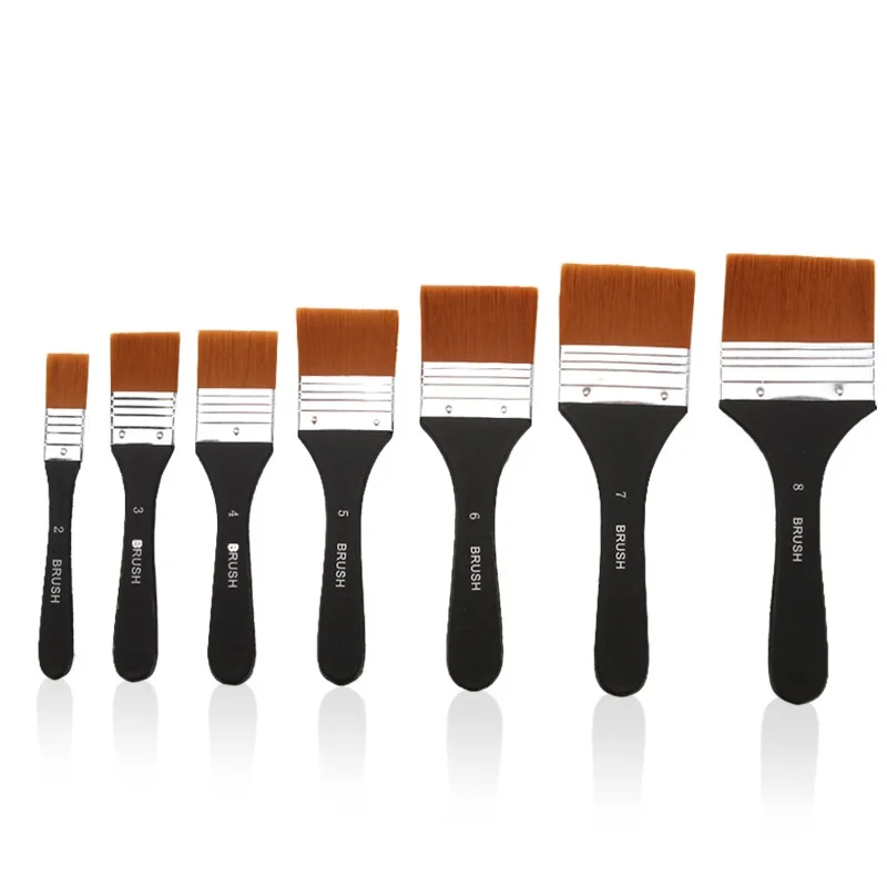 1 шт. нейлоновая кисть для рисования акварелью или гуашью | Канцтовары офиса и