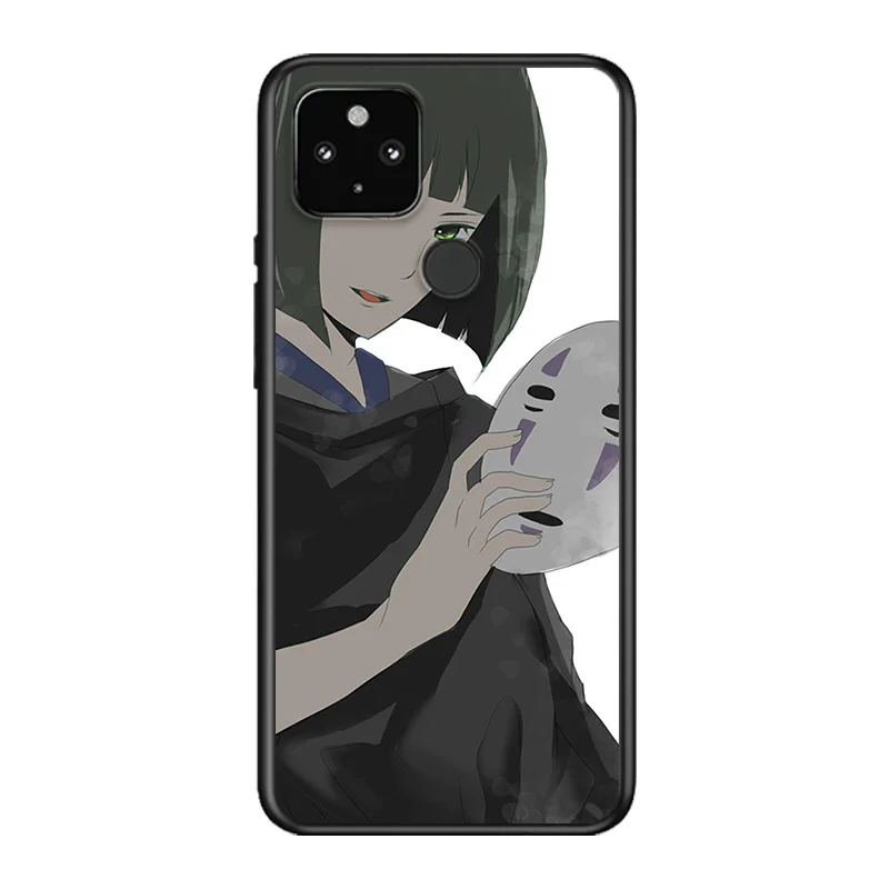 

000000000000000000000000000000000Soft TPU Silicone Black Cover For Google Pixel 5 4A 5G 4 XL Phone Case