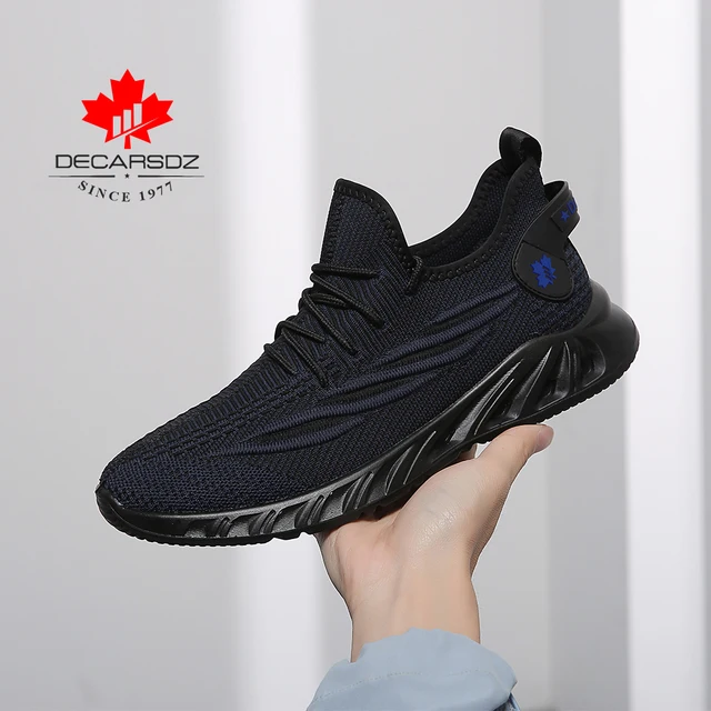 DECARSDZ Men Sneakers 2023 Comfy Running Shoes Mesh Man Sports Shoes Breathable Sneakers For Men Spring Summer Men Casual Shoes 1